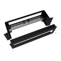 "3U 19inchELECTRICAL/DIN RAIL MODULE BLACK"