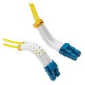 "Bendable LC-LC Singlemode Fibre Cable Duplex 2m OS2"