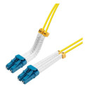 "Bendable LC-LC Singlemode Fibre Cable Duplex 2m OS2"