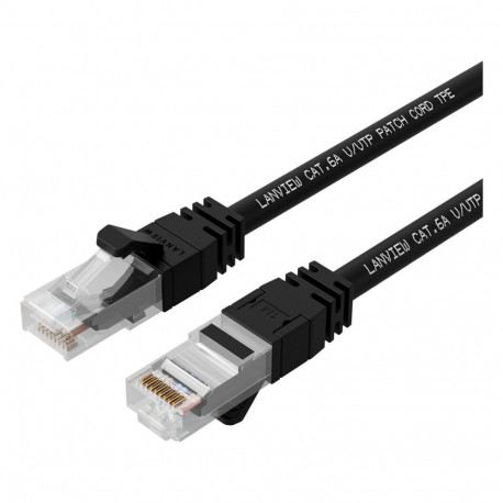"CAT6A UTP 10m Black LSZH HIGH-FLEX"