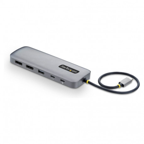 "10-in-1 USB-C auf Dual DisplayPort Multiport Adapter 100W Power Delivery 2x4K 60Hz 5-Port 5Gbps Hub