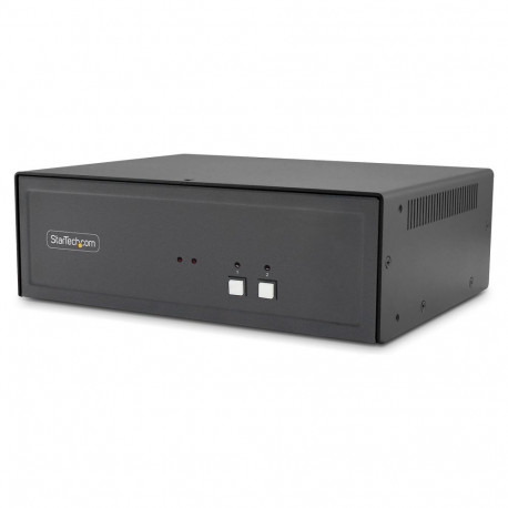 "2-Port Dual-Monitor Secure KVM Switch HDMI-DP 4K 60Hz NIAP 4.0 Zertifizierter Desktop KVM Umschalte