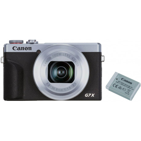 Canon Powershot G7 X Mark III Battery Kit, hõbedane