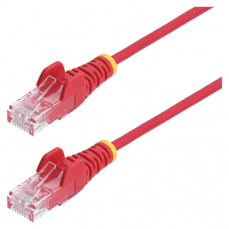 CAT6 Etherneti-kaabel 5m konksuvaba RJ45 LSZH 28AWG puhtast vasest, punane
