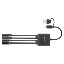 "Hub - USB-C/USB-A to 2A+2C Splitter"