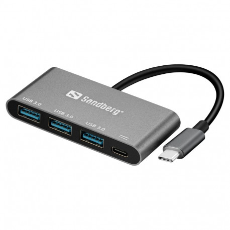 USB-C–3xUSB 3.0 jaotur + PD