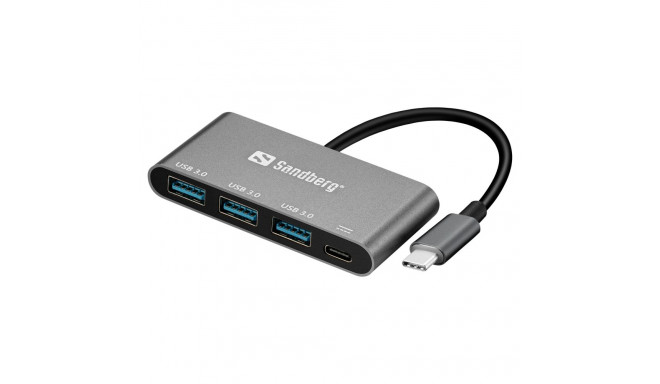 USB-C–3xUSB 3.0 jaotur + PD