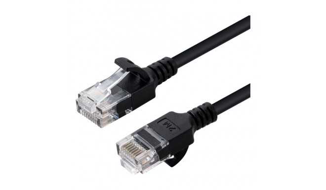 "U/UTP CAT6 0.3M Black Slim"