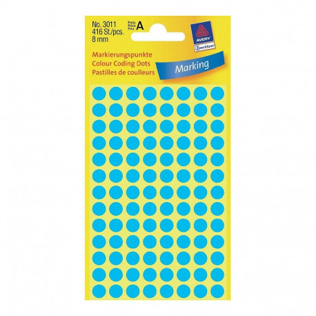 "AVERY Zweckform Klebepunkte 3011 blau Ø 8,0 mm, 416 St."