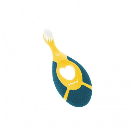 Akuku First toothbrush 0-2y yellownavy blue A0158
