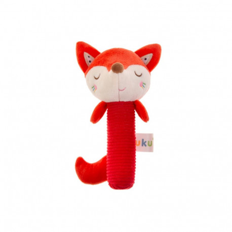 Akuku Soft plush rattlesqueaker Fox A0643