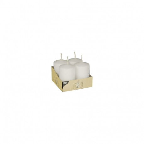 "CANDLE PAPSTAR Stumpenkerzen 8 cm weiß"