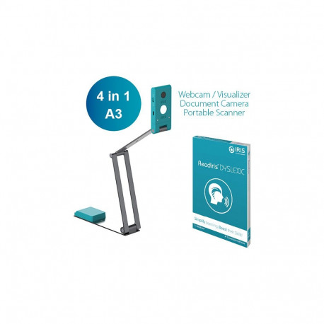 "IRIScan Visualizer 7 Dyslexic, USB-Dokumentenkamera und mobiler Scanner"