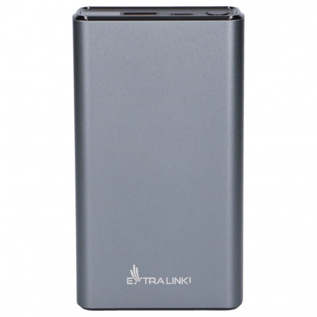 Extralink akupank EPB-126 20000mAh 45W PD USB-C, hõbedane