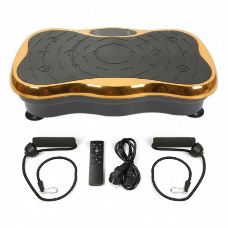 Extralink vibreeriv treeningplatvorm Moonwalk Spin Move Fitness 200W, kuldne
