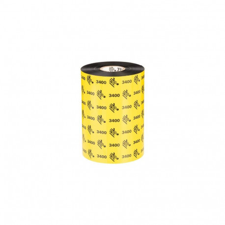 Zebra 3400 High Performance Wax-Resin thermal ribbon 450 m Black