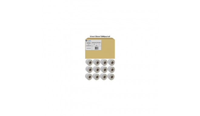 G&G 19791 printer label White Self-adhesive printer label