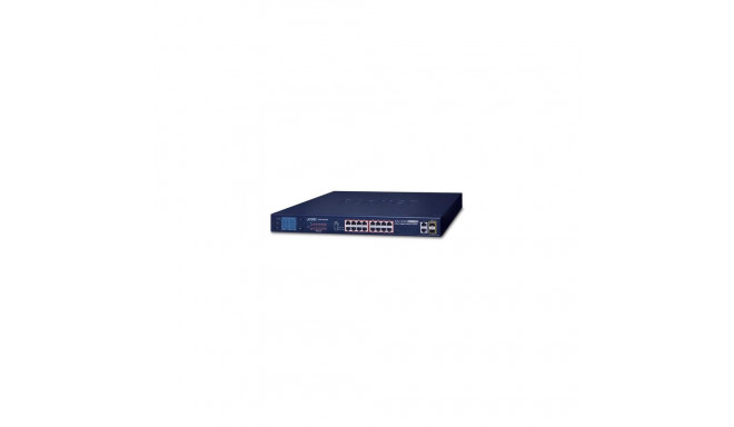 PLANET FGSW-1822VHP network switch Unmanaged Fast Ethernet (10/100) Power over Ethernet (PoE) 1U Blu