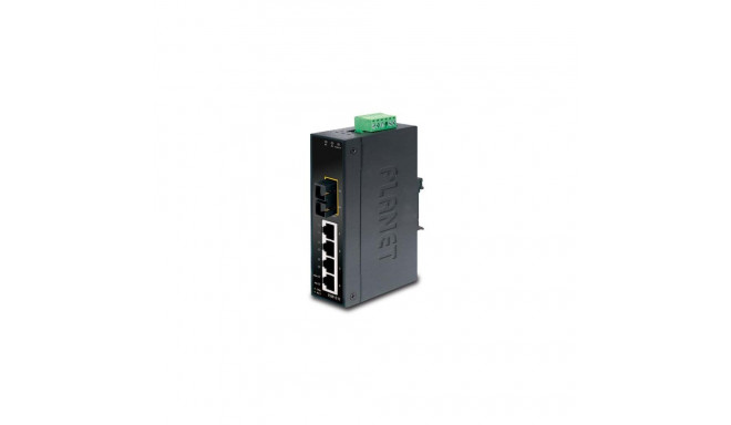 PLANET ISW-511 network switch Unmanaged L2 Fast Ethernet (10/100) Black