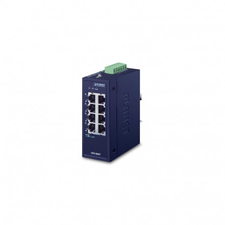 PLANET ISW-800T network switch Unmanaged L2 Fast Ethernet (10/100) Blue