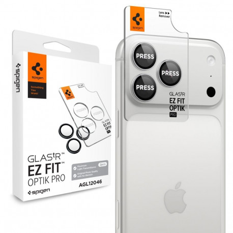 OSŁONA APARATU SPIGEN OPTIK PRO GLAS.TR EZ FIT CAMERA PROTECTOR 2-PACK IPHONE 18 PRO / 18 PRO MAX SI