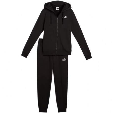 Dres damski Puma Hooded Sweat Suit Full-Zip czarny 693993 01 XL