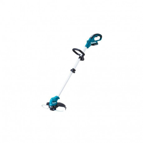 Makita UR100DWAE string trimmer with battery and charger