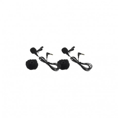 Hollyland mitmesuunalised lavalier-mikrofonid Lark Max 2 jaoks, 2 tk, mustad