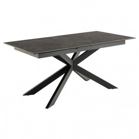 Söögilaud IRWINE pikendatav 168/210x90cm, must