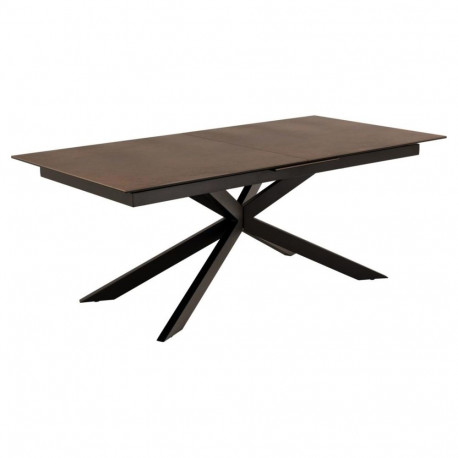 Söögilaud IRWINE pikendatav 200/240x100cm, roostepruun