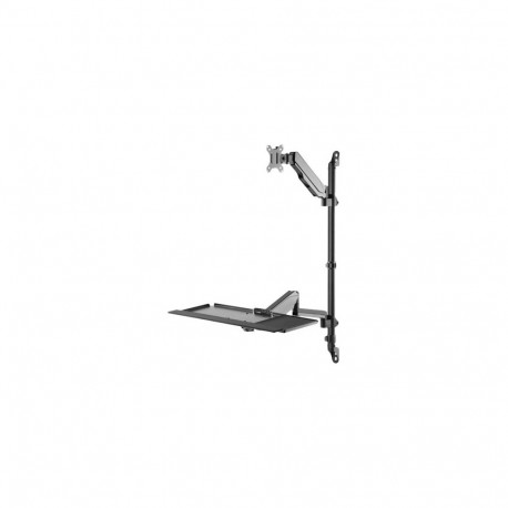 DIGITUS Flexible Single Monitor stand/seat wall-mounted workstation