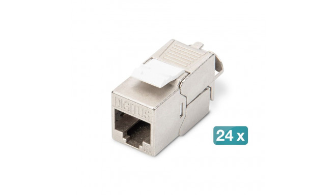 Digitus CAT 6A Keystone Module, shielded, toolfree, set 24 pcs |