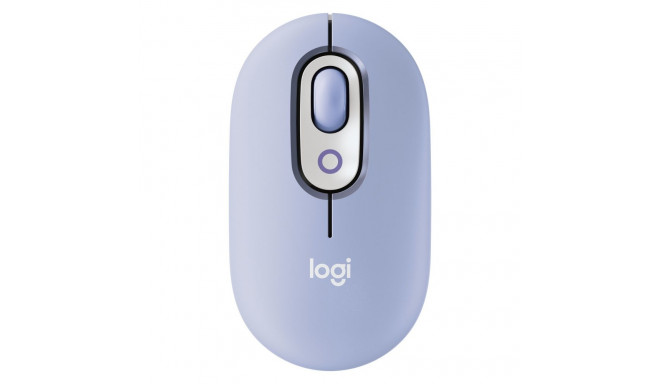 "Logitech POP Mouse with emoji - LILAC"