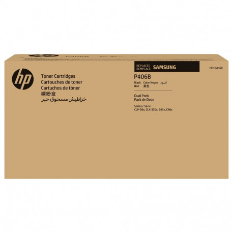 "Samsung HP SU374A ehm. (CLT-P406B/ELS) Twin-Pack 2er Pack"