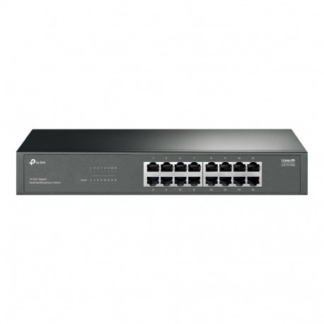 TP-LINK gigabit-võrgulüliti LS1016G, 16-pordine, haldamata, laua-/rack-paigaldatav