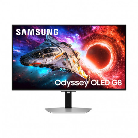 Samsung G80SH computer monitor 81.3 cm (32") 3840 x 2160 pixels 4K Ultra HD OLED Silver