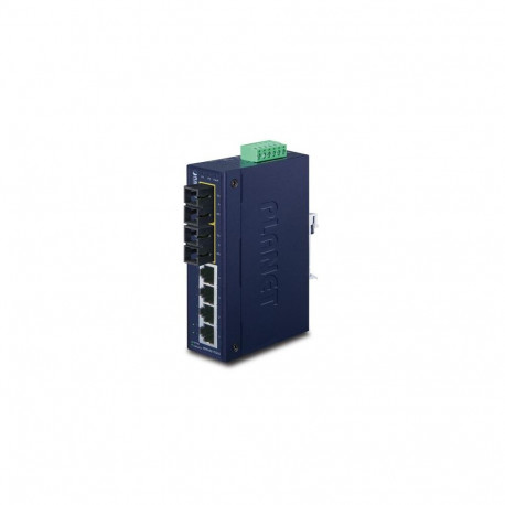 PLANET ISW-621TS15 network switch Unmanaged L2 Fast Ethernet (10/100) Blue