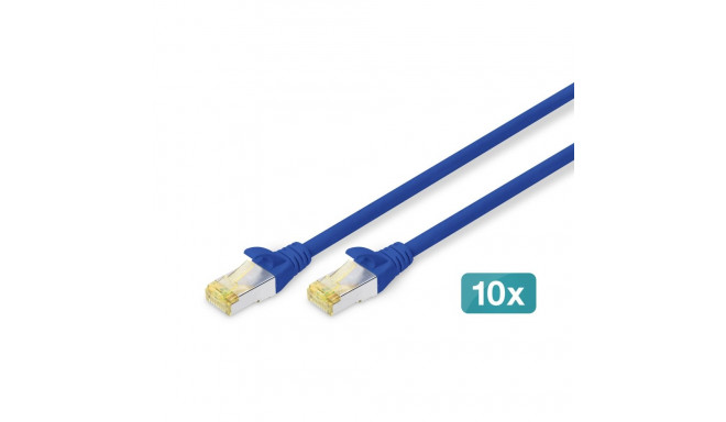 Digitus patch-kaablid CAT 6A S/FTP 2m 10 tk, sinised
