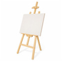 Suur täispuidust kolmjalgne molbert 150cm