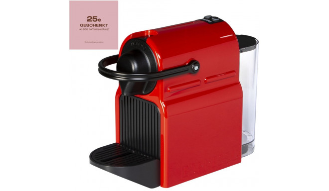 Krups Nespresso kohvimasin XN 1005 Inissia, rubiinpunane