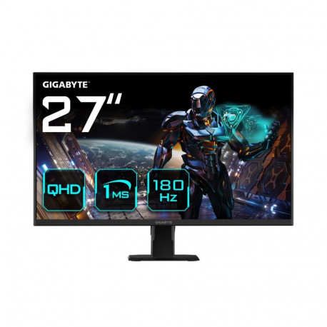 GIGABYTE LCD-monitor GS27QA EU 27" mängupaneel IPS 2560x1440 16:9 180Hz 1ms, must