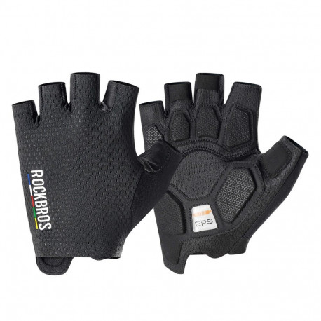 Rockbros Rockbros TLS004 ROAD TO SKY Short Shock Absorbing Cycling Gloves M - Black
