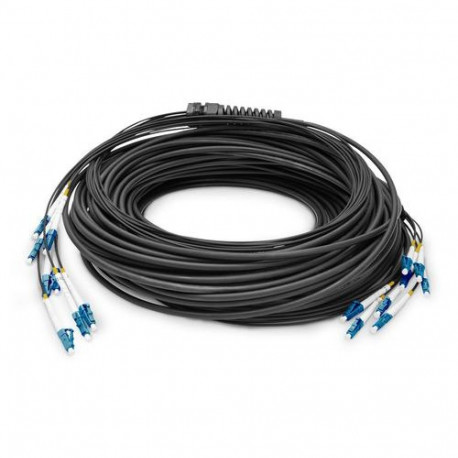 Digitus Pre-assembled Fiberglass Universal Breakout Cable, Single Mode OS2, 8 Fibers, LC/UPC - LC/UP
