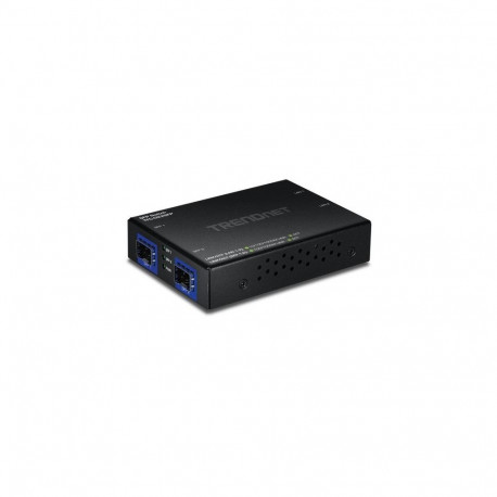 Trendnet TFC-G22SFP network switch Unmanaged Gigabit Ethernet (10/100/1000) Black