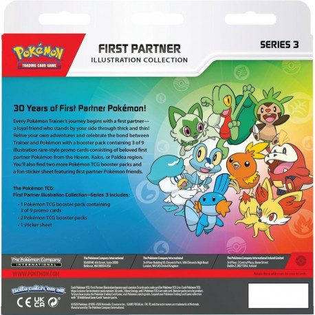 Trading Card Collection - Pokémon First Partner Illustration Collection Series 3 2026
