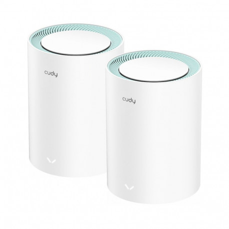 Wireless Router - CUDY M1300 Wi‑Fi 5 Dual-Band 2-Pack White