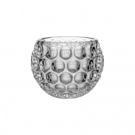 Candle holder SPHERE D8xH6,5cm glass