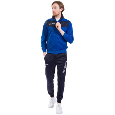 Givova tracksuit Tuta Visa Triacetato TR018 (XXL), blue