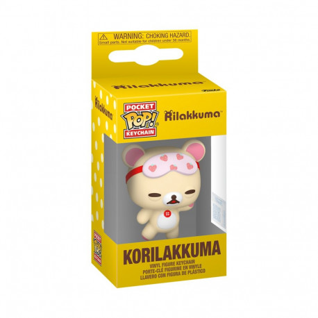 FUNKO POP! Keychain: Rilakkuma - Korilakkuma Sleepy