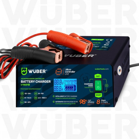 Car Battery Charger - WUBER W14018 10 A 2–24 V Garnet